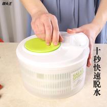 Kitchen Creative Fruit and Vegetable Cleaner Deser Manual High-speed Lech Basket Plastic Vegetable Filtration Dryer