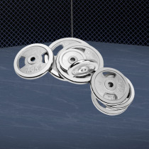 Lijing special electroplated dumbbell piece Barbell piece Paint sheet Rubber coated large hole piece Universal small hole piece Indoor fitness equipment