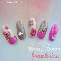 (Spot) Japan sha-nail pro salon special essence version stickers Camellia stickers