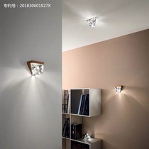 Post-modern creative living room dining room bedroom bedside clothing store hotel clubhouse Italian designer crystal wall lamp