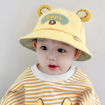 Baby Hat Spring Autumn Thin Korean Style Girls Cute Super Cute Fisherman Hat Boys All-match Basket Hat Sunscreen