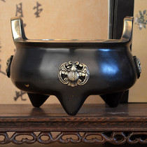 Special incense burner pure copper antique Daming Xuande furnace copper incense burner incense burner incense tools Incense Road supplies