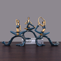 European Yoga Girl ornaments home decorations creative crafts wine cabinet study desktop decoration figure statue