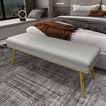 American light lavish changing shoes stool Fashion Strip Sofa stool Home entering door Sitdown Room Bed Tailstool Shoes Shop Bench