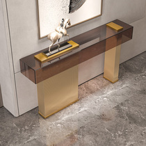Modern minimalist Italian light luxury porch table entry into the door porch table foyer decoration strip case end view table porch cabinet