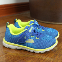 Xiao Luo T home childrens shoes 22-27 yards in the child Velcro mesh shock absorption soft sports shoes SD1019