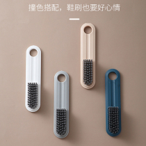 SHOE BRUSH LAUNDRY BRUSH WITH SOFT HAIR CLEAN WASHING SHOES MULTIFUNCTION HOME UNHURT CLOTHES DEVINER LONG HANDLE PLASTIC SMALL PLATE BRUSH