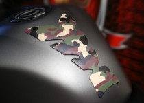 Italian PRINT camouflage fuel tank stickers Kawasaki BMW Ducati KTM Yamaha Universal