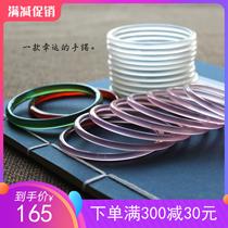 Tinking red jade marrow bracelet thin jade marrow bracelet Brazil young girl Qingxin jade marrow bracelet