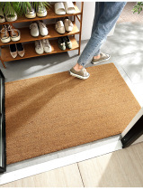 Natural Coconut Palm Hair Entrance Doormat Light Lavish Minima Modern Doorway Entrance Mat Shave Dust Removal Anti Slip Foot Mat