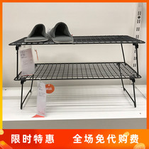 Free IKEA domestic Greig shoe rack simple iron shoe rack shoe cabinet storage rack can be stacked