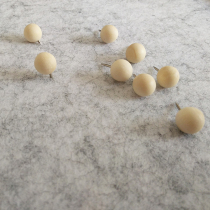 New wood pushpin press nail Cork nail Felt plate tack square round wooden I-shaped nail 30 pieces