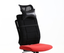 Even seat headrest installation Free headrest Office lumbar support lumbar cushion Lumbar pillow Chair extended backrest