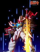 Creative play of light energy messengers Magic King super light energy messengers to assemble the supplements