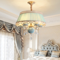 European-style crystal chandelier Simple creative warm romantic master bedroom light Simple European light luxury modern restaurant light lamps and lanterns