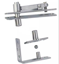 Thickened stainless steel 360-degree shaft wooden door upper and lower hinge door shaft hidden shaft world hinge rotating shaft
