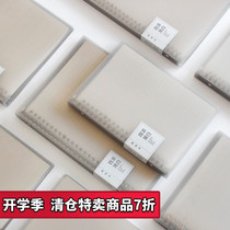 Neither black and white notebook stationery a5 handlebook minimal student living page B5 notepad removable live page