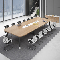 Office Furniture Large Small Office Conference Table Long Table Brief Modern Meeting Room Training Table And Chairs Combined Rectangle