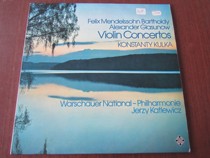 jerzy katlewicz MendelsongGrazunov Violin Concerto OM Edition Black glue B126