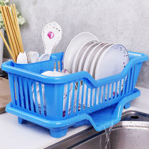 Kitchen Discharge Bowl Rack Multifunction Dishes Dishwashing Dishes Drain Shelve Bowls Cabinet containing boxed bowls Box home Bowls Chopsticks