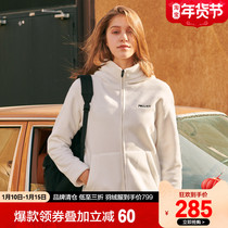 Beshy and outdoor fleece womens new cardigan sports jacket thickened warm and breathable fleece sweater men