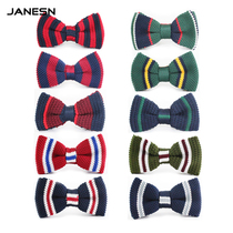 Mens Korean version of the British casual striped knitted collar wedding party fashion gentleman suits all-match wool collar