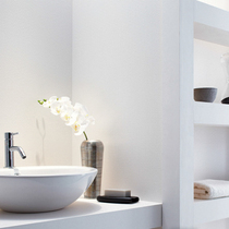 Japanese imported wallpaper modern simple white brick toilet dry area 2628 waterproof antibacterial antifouling wallpaper sold by meter