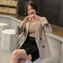 Net red small suit jacket women 2021 Spring and Autumn New Korean version of slim port flavor retro casual Joker slim suit