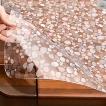 Rectangular crystal plate pvc table cushion table top soft glass table cloth waterproof and burn-proof and oil-free and transparent soft plastic
