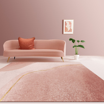 Net red living room carpet mat coffee table blanket Nordic pink bedroom carpet princess cute girl room carpet