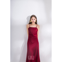 TUYUE tto Morandi French square collar suspender dress strapless catwalk dress