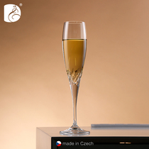 Mound Duende imported wine with crystal glass Champagne Cup High-footed glass Home Extravagant Wine