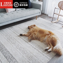 LXRXDD imports Belgian carpet modern minimalist Nordic tea several doors padded with bedroom sofa living room in the door