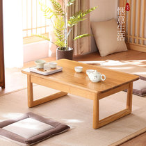 Solid wood floating window table Japanese-style tatami tea a few balcony table Chinese table Kang table dwarf state table