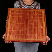 Chinese chess solid wood large high-grade mahogany Brazil pear set folding chessboard business elders leadership gifts
