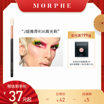 MorpheR36 high-gloss brush flame type fan-shaped wool J sister concealer brush round head powder brush large animal hair
