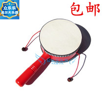 Childrens toy rattle sheepskin wooden wooden hand bell baby early education educational baby toy 0-1 year old