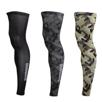 New summer Camouflage Ice Silk comfortable leg set Luya sunscreen leg set fishing leg sleeve ice cool outdoor sports leg guard