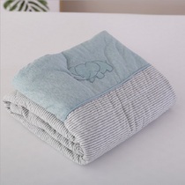 Japanese color spinning breathable cotton Tianzhu cotton baby quilt Baby summer quilt Childrens spring and autumn quilt Kindergarten quilt