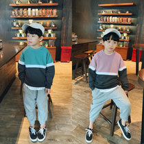 Clearance does not return the boys clothes 2019 Autumn New Korean tide childrens clothing childrens color color autumn clothing