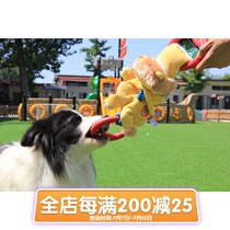 Expensive for GiGwi pet dog voice tug of war toy medium large dog plush doll pull ring training interactive toy