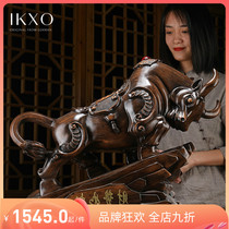 Lucky Fengshui Ox Ornament Wall Street Ox Office Boss Desk Decoration Ox Year Company Leaders Opening Gift
