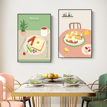 Dining room decoration painting modern minimalist sofa background wall hanging painting Creative dining room living room entrance kitchen Nordic mural