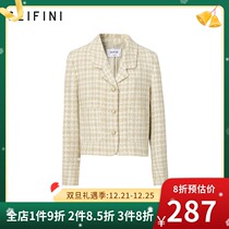 Shifan Li 2021 new tweed Korean version of temperament thin small man short coat women casual 3B9111241