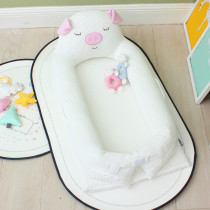 Exported to South Korea newborn baby bionic bed Baby bed medium bed Portable multi-function bb anti-extrusion