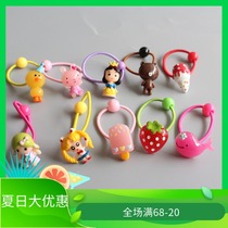 Children and girls suitable for hair small baby cartoon princess small hair rope Hairband headgear hair accessories leather band