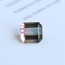 2 04 carat natural bicolor bicolor naked stone blue red square ring finish electric light fire color can be inlaid with female ring pendant