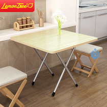 Table Simple rental table table table Dinner rental house plus stool Cooking table Rental kitchen foldable