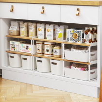 Yushijia living room wooden White toy rack cabinet decoration beverage snack compartment storage rack