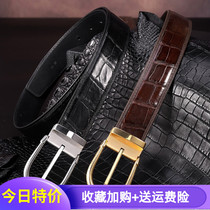 Thai Avocado Leather Strap Man Leather Needle Buckle Business Men Middle Aged Positive Clothing Business Belly Leather Fashion Belt